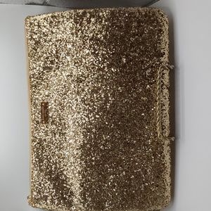 Kate Spade gold glitter pouch🔥🔥